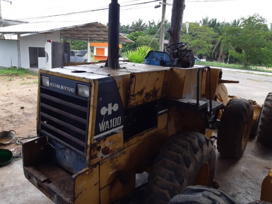 ขายรถตักล้อยาง KOMATSU WA100-1 สภาพสวยพร้อมใช้ สนใจโทร 081-970-1072
