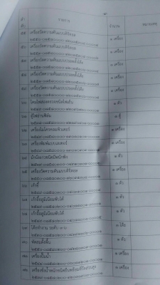 เหมา " ครุภัณฑ์ เก่า " เยอะ  9900 บาท  ( หลายรายการ )