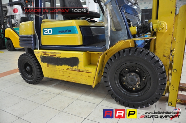ขายรถโฟล์คลิฟท์มือสอง KOMATSU รุ่น FG20-11-466753 นำเข้าจากประเทศญี่ปุ่น 100\% ไม่เคยใช้งานในไทย