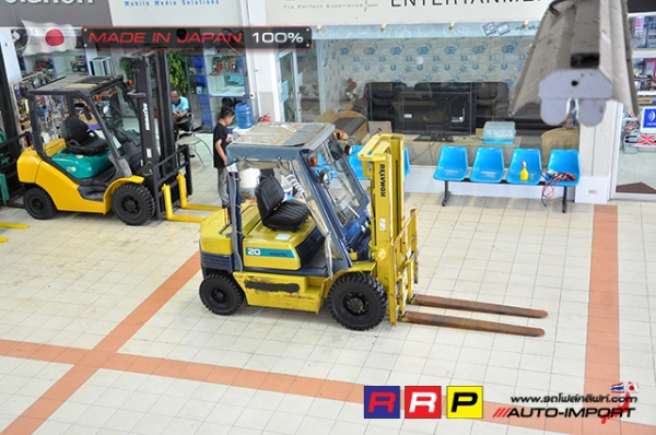 ขายรถโฟล์คลิฟท์มือสอง KOMATSU รุ่น FG20-11-466753 นำเข้าจากประเทศญี่ปุ่น 100\% ไม่เคยใช้งานในไทย