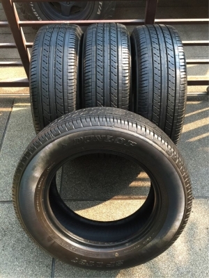 ยาง Dunlop 215 65 16 ปี17 มีให้เลือก2ชุด ดอกเต็ม ไม่มีปะ ใช้ยาว ราคาไม่แพง