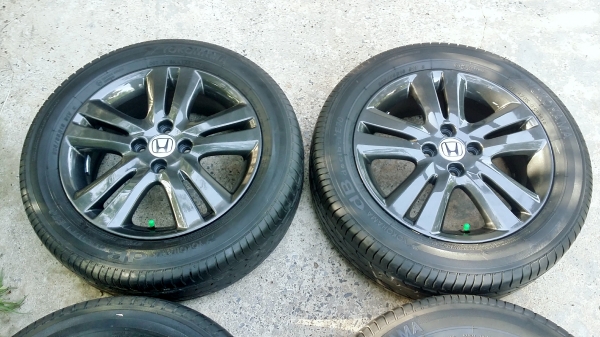 ล้อแม็กฮอนด้า ขอบ16 4รู100 พร้อมยางโยโกฮาม่า ปลายปี16