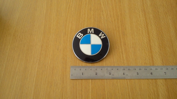 โลโก้ BMW แท้ ติดด้านหลังรถ ขนาด 74มิล