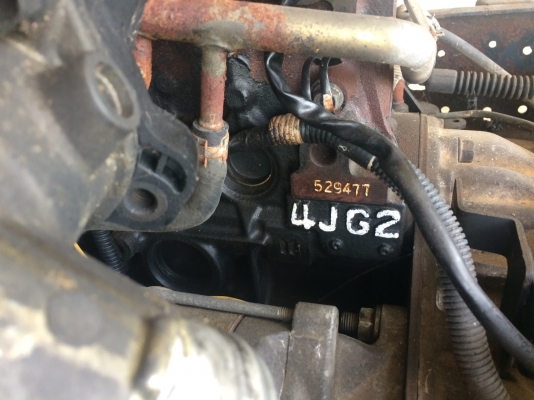 เครื่องพร้อมเกียร์อีซูซู4JG2ยกชุด