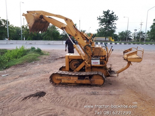 ขาย รถตักตะขาบ แทรคเหล็ก KOMATSU D10S เครื่อง KUBOTA ดีเซล เก่าญี่น พร้อมใช้