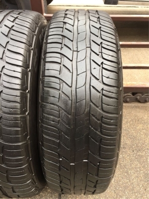 ยาง BF Goodrich 215 65 16 ปี17 ดอกเต็ม ไม่มีปะ เนื้อนิ่มๆ ใช้ยาว ราคาไม่แพง