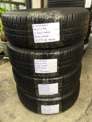 ยาง BF Goodrich 215 65 16 ปี17 ดอกเต็ม ไม่มีปะ เนื้อนิ่มๆ ใช้ยาว ราคาไม่แพง