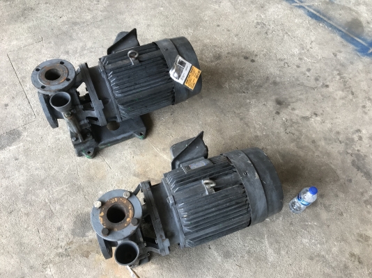 ขายปั๊มน้ำหอยโข่ง Ebara 80x65FSH พร้อมชนมอเตอร์ 15HP. 380V 2800rpm. made in Japan ใบพัดทองเหลือง ขนาดเข้า 3นิ้ว ออก 2.5นิ้ว สภาพสวยใหม่มาก หมุนนิ่ม พร้อมใช้งาน มี 2ตัวครับ ราคาตัวละ 17,500 บาท