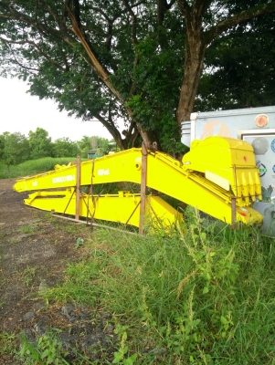 ชุดบูมอาร์มยาว 40 ฟุต KOBELCO SK120-3 ของใหม่นำเข้าจากนอก ใส่ SK100, SK120 MARK 2, 3 มีบูม อาร์ม บุ๊งกี๋ กระบอก ครบ พร้อมติดตั้งใช้งาน