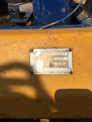 ขาย 149,000 KOMATSU pc 20-5 เครื่องดี ปั้มแรง เอวแน่น ช่วงล่างเต็ม พร้อมใช้งาน  รถอยู่ เพชรบุรี 090-772-3708 090-772-3708