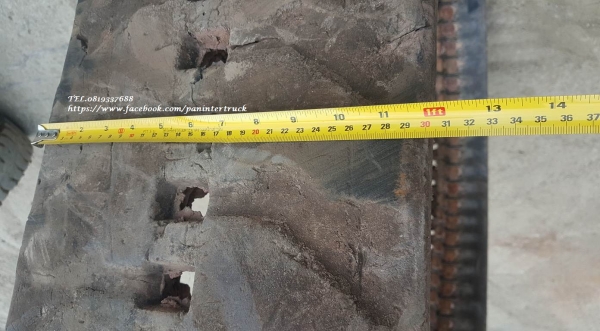 FROM JAPAN RUBBER TRACKแทรคยางรถขุดไซค์20,25,30,35/ ขนาด300*52.5*84(ข้อ)(เส้นละ10,000บาท)(คู่ละ19,000บาท)