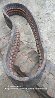 FROM JAPAN RUBBER TRACKแทรคยางรถขุดไซค์20,25,30,35/ ขนาด300*52.5*84(ข้อ)(เส้นละ10,000บาท)(คู่ละ19,000บาท)