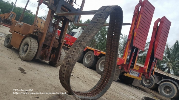 FROM JAPAN RUBBER TRACKแทรคยางรถขุดไซค์20,25,30,35/ ขนาด300*52.5*84(ข้อ)(เส้นละ10,000บาท)(คู่ละ19,000บาท)