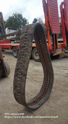 FROM JAPAN RUBBER TRACKแทรคยางรถขุดไซค์20,25,30,35/ ขนาด300*52.5*84(ข้อ)(เส้นละ10,000บาท)(คู่ละ19,000บาท)