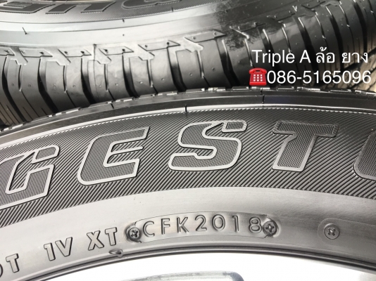 ล้อแม็กป้ายแดง Toyota New Fortuner ขอบ 18 พร้อมยางป้ายแดง 265-60-18 Bridgestone ปี 18 แม็กยางใหมกริ๊ป