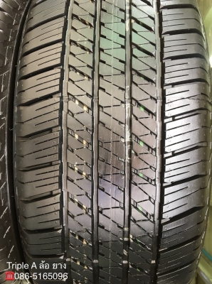 ล้อแม็กพร้อมยางป้ายแดง Toyota New Fortuner ขอบ 18 Bridgestone 265-60-18 ปี 18 แม็กสวย ตุ่มเด้ง มีเส้นสี