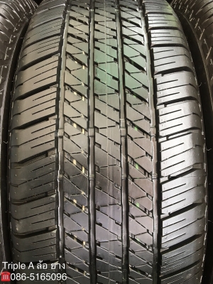 ล้อแม็กพร้อมยางป้ายแดง Toyota New Fortuner ขอบ 18 Bridgestone 265-60-18 ปี 18 แม็กสวย ตุ่มเด้ง มีเส้นสี