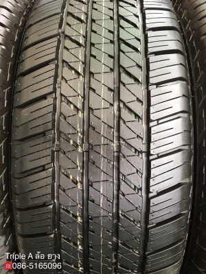 ล้อแม็กพร้อมยางป้ายแดง Toyota New Fortuner ขอบ 18 Bridgestone 265-60-18 ปี 18 แม็กสวย ตุ่มเด้ง มีเส้นสี