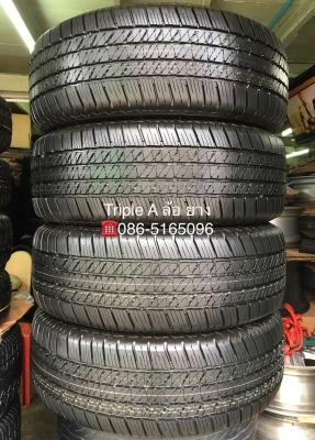 ล้อแม็กพร้อมยางป้ายแดง Toyota New Fortuner ขอบ 18 Bridgestone 265-60-18 ปี 18 แม็กสวย ตุ่มเด้ง มีเส้นสี