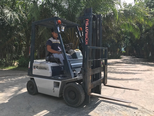 ขายFORKLIFT KOMATSU FG10-15(1.ตัน) สวยเดิมจากญี่ปุ่น ยังไม่เคยใช้ในไทย 99,000เท่านั้น!!