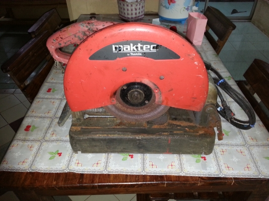 ขายไฟเบอร์ตัดเหล็ก14นิ้วยี่ห้อ maktecพร้อมใช้งาน