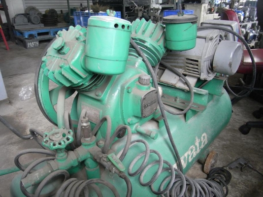 ขายปั้มลม IWATA 3 HP. สภาพดี พร้อมใช้งาน ขนาดถัง 107 ลิตร มาดูและลองที่ร้านได้ครับ