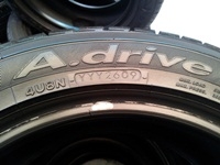 ขายยาง195/55/15 ยาง yokohama A. drive ปี 2609 ( 1คู่ ) ราคา :  1,400.