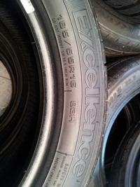 ขายยาง185/55/16 ยาง GOOD YEAR Excellence ปี 2010  ราคา 2200