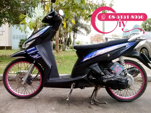 CLICK ปี 49 ชุดสีสวยๆ ภาษีเครื่องดี สายพาน-เฟืองปกติ เล่มเอกสารครบ