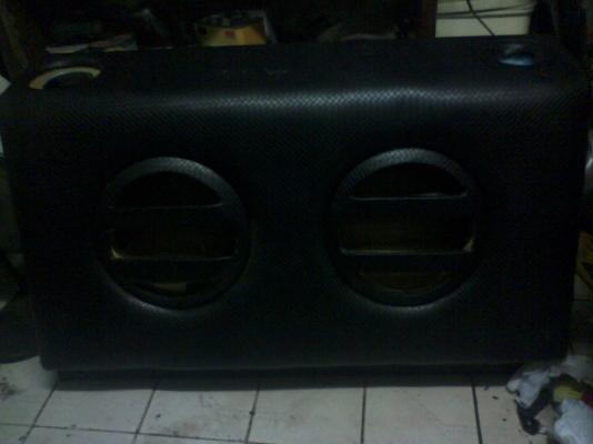 ตู้ซับ 10 นิ้ว ลำโพง 2 ดอก สร้างสำหรับ Civic 3 door