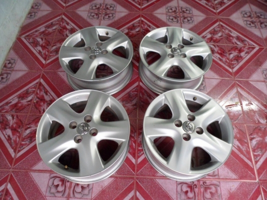 แม็กvios,เดิมๆสวยๆ(ไม่คด,ไม่ดุ่ง+น๊อตล้อเดิม(ทั้งset/3,500 บ.)