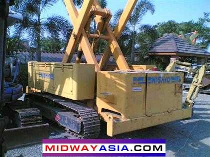 ขายรถกระเช้าไฟฟ้า แทรกยาง 4.5 ม.