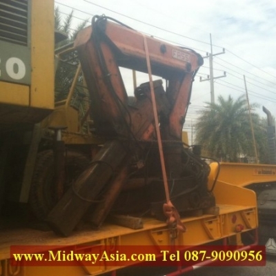 ขายรถกระเช้าไฟฟ้า แทรกยาง 4.5 ม.