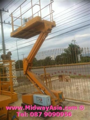 ขายรถกระเช้าไฟฟ้า แทรกยาง 4.5 ม.