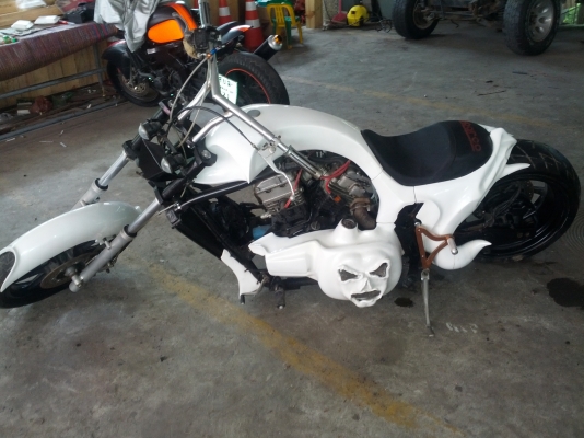 ไอ้ล้อโตงามๆงานสร้าง เครื่อง750 cc.ไม่เหมือนใคร