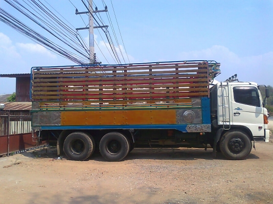 ขายด่วน..รถสิบล้อ HINO FL 1J MEGA ปี 48 รถสวย พร้อมใช้งาน มีทะเบียนครบ.