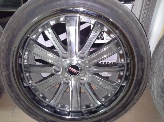 ขายล้อ 18 8" 6 รู ยางใช้ได้