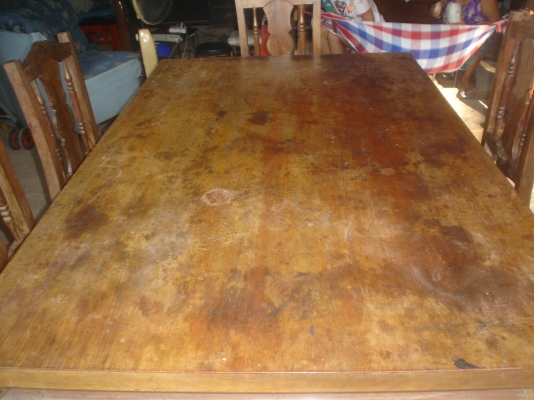 ไม้มะค่าเก่าโบราณ  แข็งแรงทุกจุด  งานเดิมๆๆ  เก้าอี้ 5 ตัว