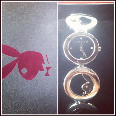 ขายนาฬิกาข้อมือยี่ห้อ  play boy ของแท้แน่นอน ในราคาถูกสุดๆ