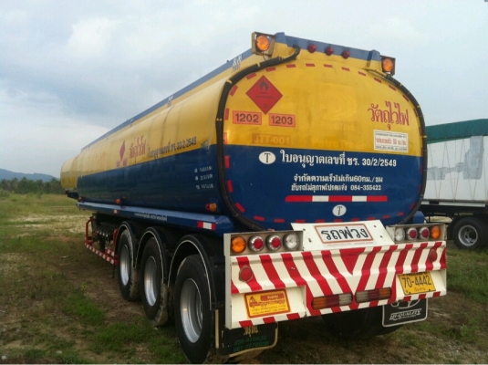 หางแท้งค์น้ำมัน 3 เพลา 40,000 ลิตร