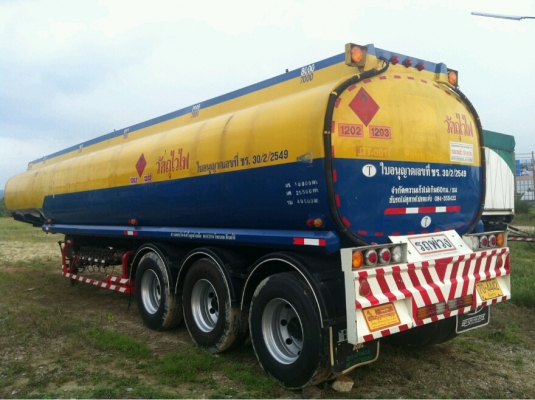 หางแท้งค์น้ำมัน 3 เพลา 40,000 ลิตร
