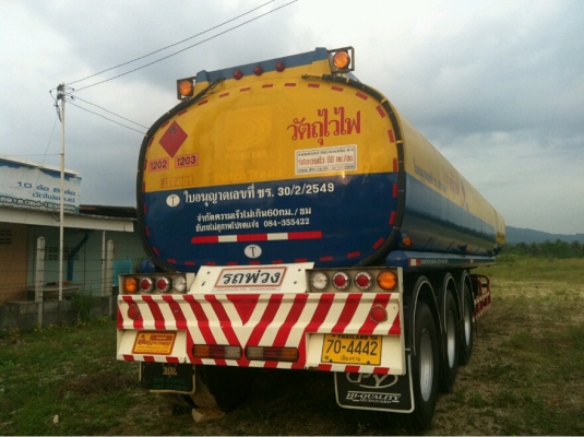 หางแท้งค์น้ำมัน 3 เพลา 40,000 ลิตร