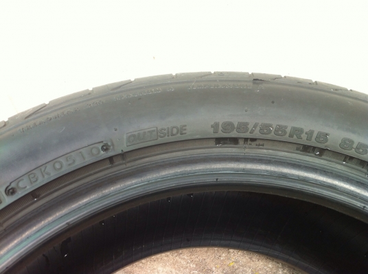 ยาง Bridgestone RE001 195/55/15 4 เส้นครับ ยาง Bridgestone RE001 195/55/15 4 เส้นครับ