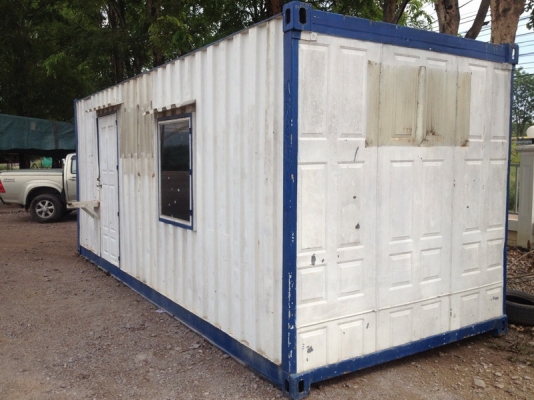 ขาย ตู้ออฟฟิต ขนาด 2.4x6 เมตร (20ฟุต) พร้อมแอร์ 12,000 BTU สภาพสวย ราคาไม่แพง