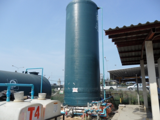 ขายถังไฟเบอร์ ขนาด 35,000 ลิตร สภาพสวย Dia. 2.5 x 7.7 M ราคาไม่แพง