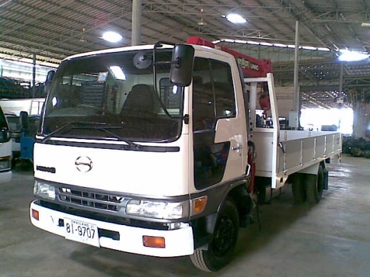 ขายฮีโน่ 6 ล้อติดเครนยูนิค 2.5 ตัน 250 วีเทอร์โบ 5 ปลอก รถสวย ๆ พร้อมใช้ เอกสารพร้อมโอน