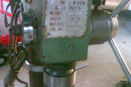 แท่นสว่าน ความสูง 1 เมตร มอเตอร์มิสซูบิชิ 1/3 แรง