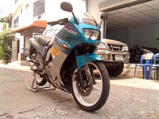 ขออนุญาติขาย KAWASAKI SERPICO 150 CC.ปี 94 สีเขียวเทา ล้อแม็ก