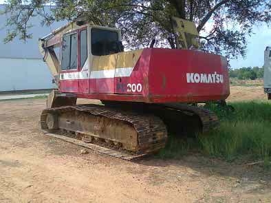 KOMATSU PC200-5ตูดแดงคอนโทรนสั้น ไฟฟ้าครบ อินวอยซ์