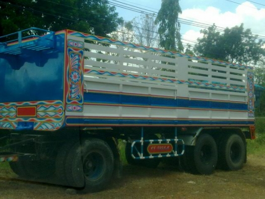 ลูกพ่วง 3คาน ยาว7เมตร ไม่ดั้ม ยางเต็ม อู่ซีทีทรัค